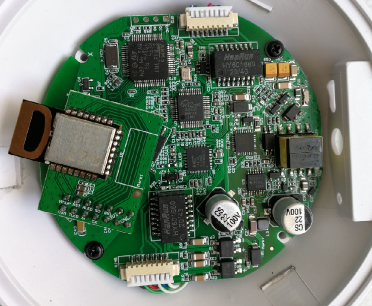 Dual network port anchor, POE power supply and reception, integrated switch chip, can be cascaded